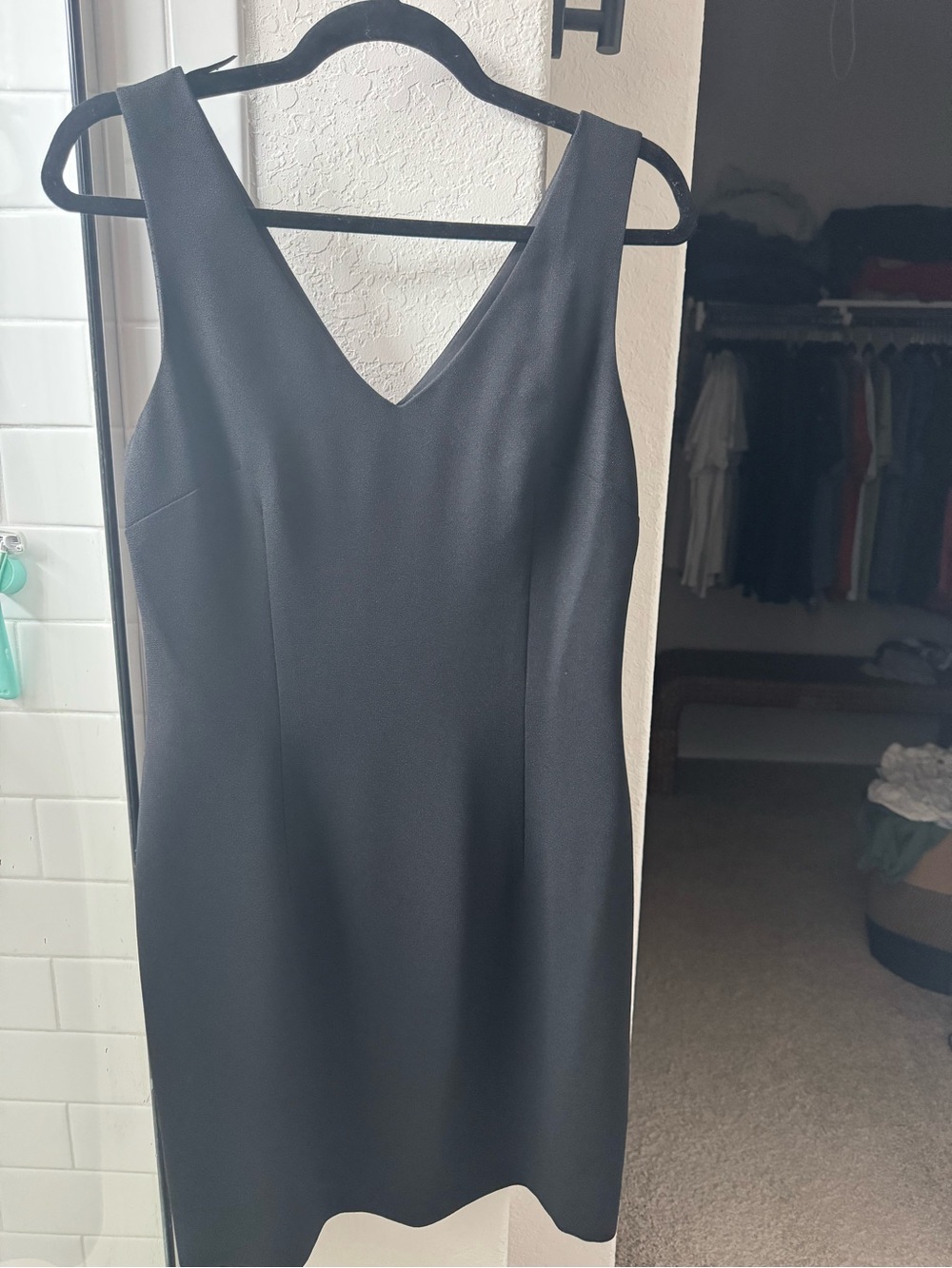 Classic Nicole Miller V-Neck Mini Dress